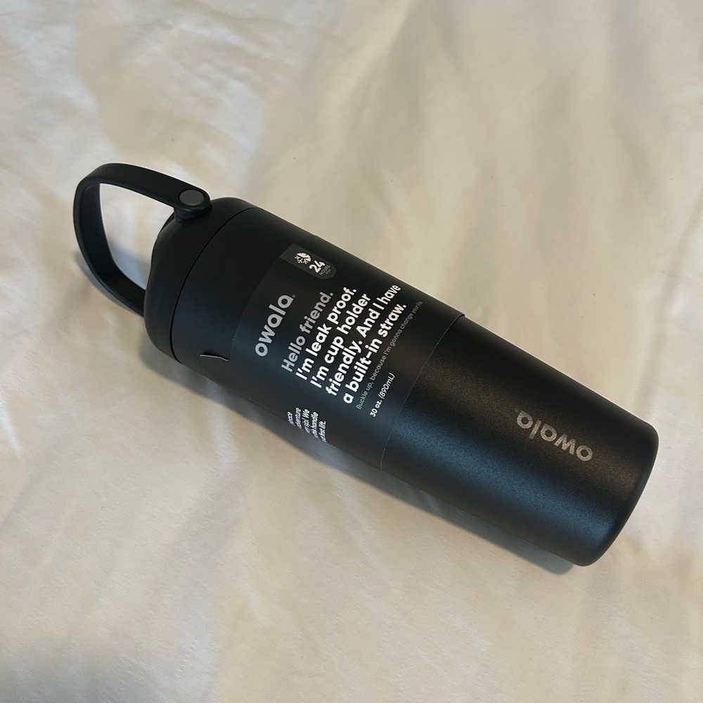 Owala Black Insulated Water Bottle